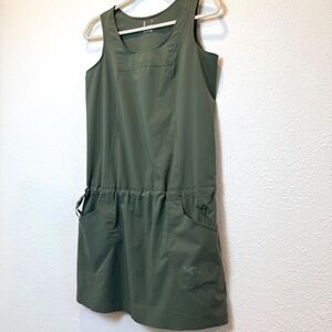 Arcteryx Contenta Dress Womens Small Dark Olive Green Sleeveless Gorpcore